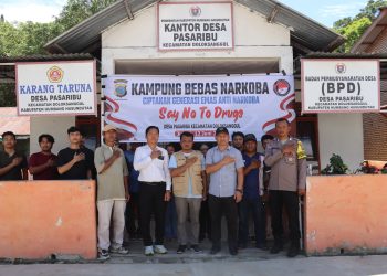 Perangi Narkoba hingga Desa, Kampung Tangguh Dibentuk di desa Pasaribu Doloksanggul