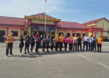 Pelindo Regional 1 Cabang Belawan Turut Semarakkan Hari Bhayangkara ke-80 melalui Olahraga Bersama