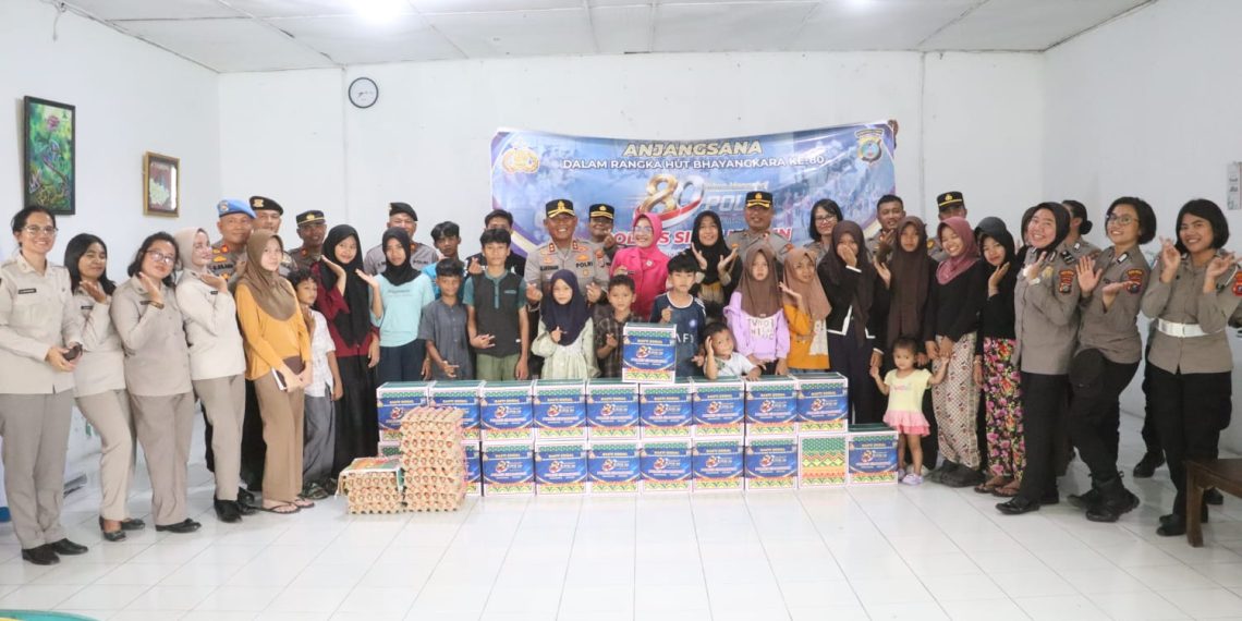 Kapolres Simalungun Gelar Anjangsana ke Anggota Sakit dan Panti Asuhan, Wujud “80 Tahun Polri Untuk Masyarakat”