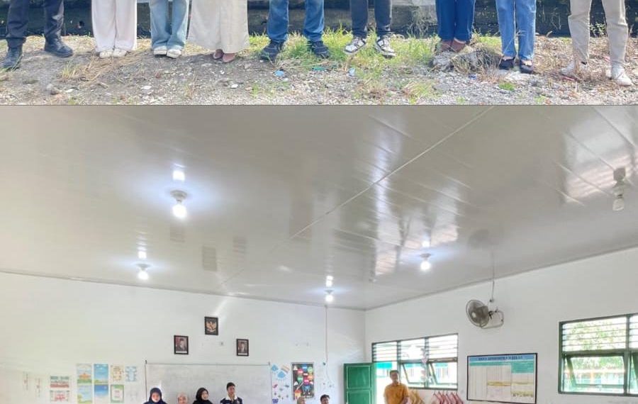 WAKA FKPPI Sumut Dan Mahasiswa IKAMITA Berbagi Perlengkapan Alat Tulis di SD Kartika 1-3 Deli Serdang