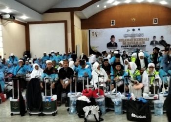 Kloter 17 Tiba di Asrama Haji Medan, Tangis Haru dan Kebahagiaan Iringi Kepulangan Jamaah Haji