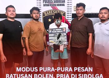 Kurang dari 24 Jam, Satreskrim Polres Sibolga Tangkap Pelaku Pencurian Bermodus Pembeli Roti