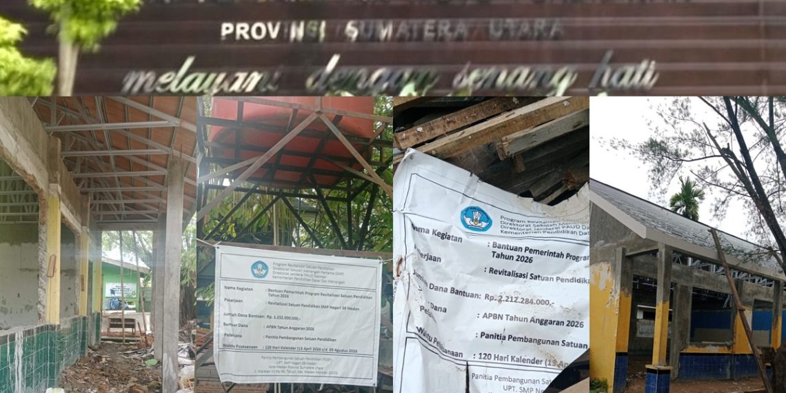 Rehab SMP Negeri di Kota Medan akan Dilaporkan ke Kejati Sumut, BPMP Sumut Tak Tahu Rincian Anggaran