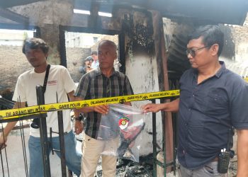 Dua Rumah Semi Permanen di Jalan Denai Ludes Terbakar, Diduga Akibat Korsleting Listrik