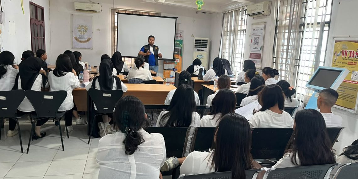 Kembali Tim Satgaswil Sumut Densus 88 AT Polri Lakukan Sosialisasi Di Kantor BP3PMI Sumut.