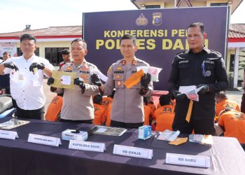 Polres Dairi Ringkus 38 Tersangka dari 29 Kasus Narkoba Periode April – Juni 2026, Kapolres : Mari Kita Sinergi Berantas Narkoba