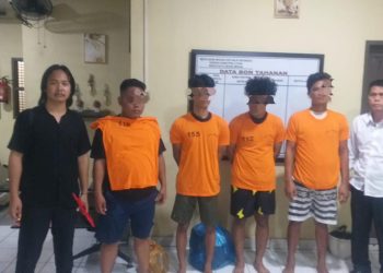 Razia BNN di Cafe Kita Patumbak Berujung Ricuh, Empat Pelaku Pengrusakan Mobil Dinas dan Provokasi Ditahan