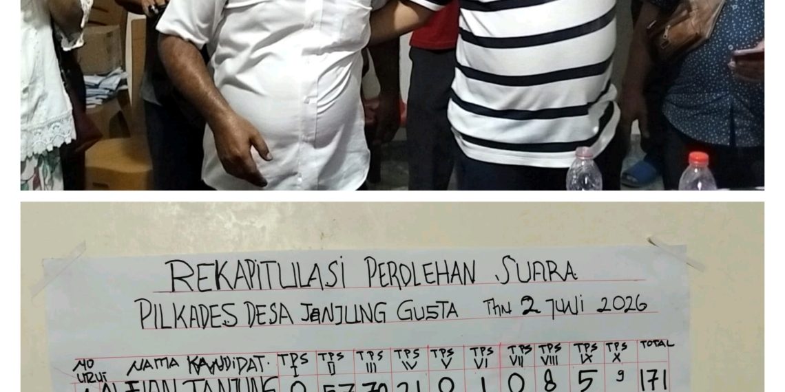 Warga Terharu, Benget Sihombing Unggul dan Terpilih Menjadi Kepala Desa Tanjung Gusta