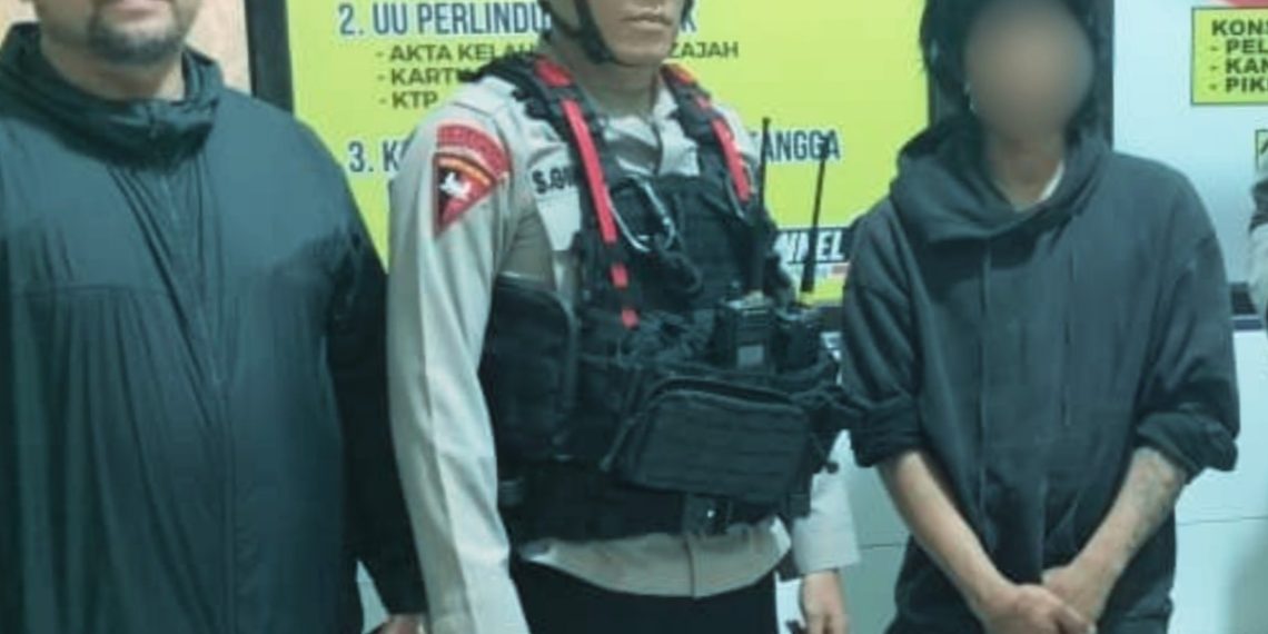 Respons Cepat Aduan Warga, Satuan Brimob Polda Sumut Amankan Terduga Pencuri Kabel Saat Patroli Dini Hari di Medan