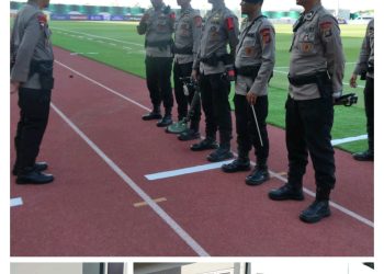Jelang Laga Filipina Vs Australia, Gegana Brimob Polda Sumut Sterilisasi Stadion Madya untuk Pastikan Keamanan ASEAN U-19 Boys’ Championship 2026