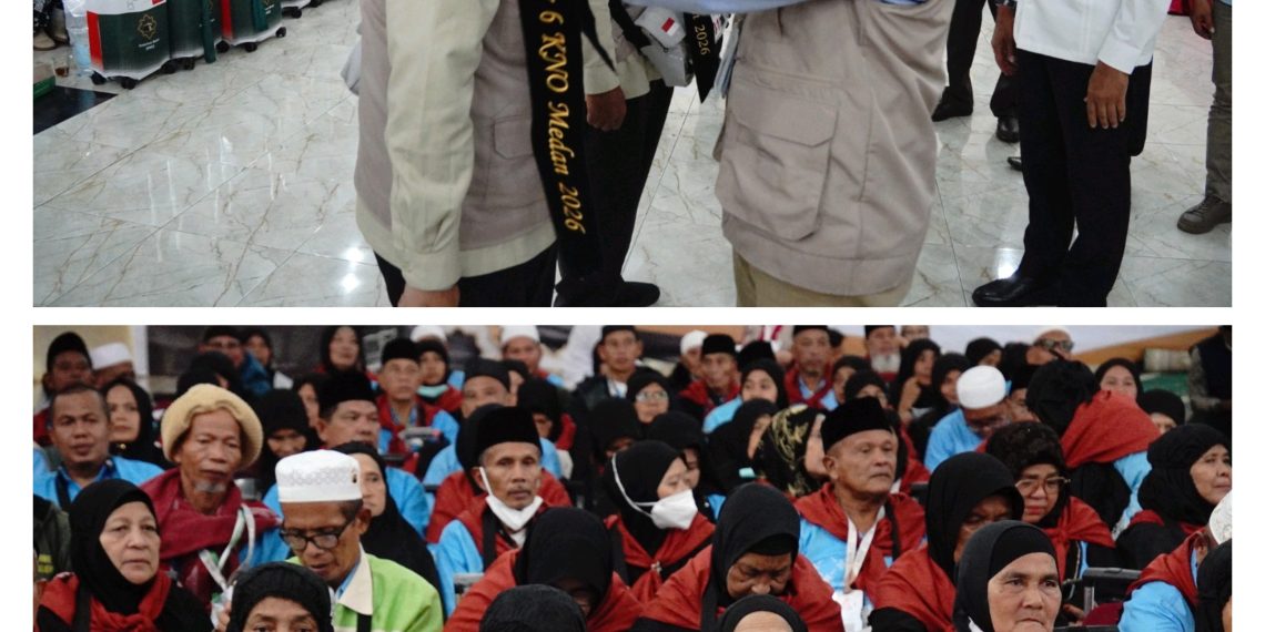 Ketua PPIH dan Bupati Madina Sambut Kepulangan Kloter 06 Debarkasi Medan, Petugas Haji Terima Penghargaan atas Dedikasi Melayani Jemaah