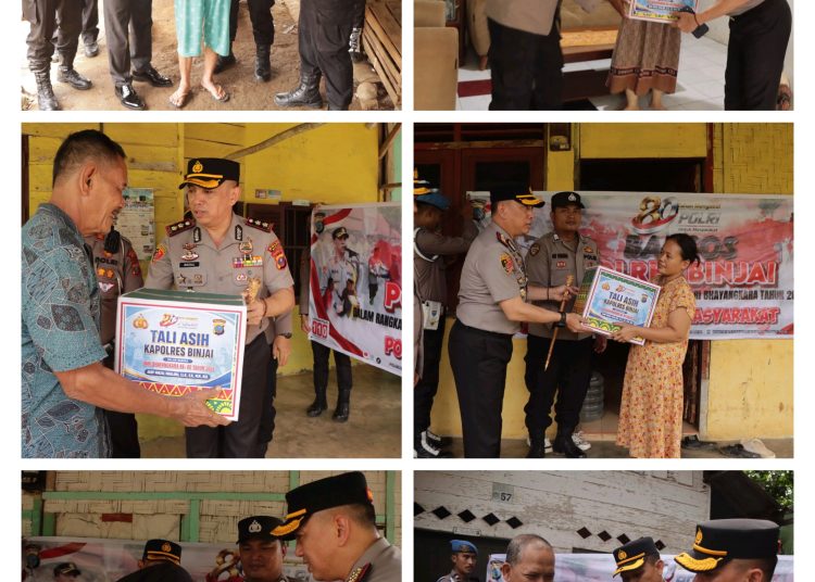 Polres Binjai Tebar Kepedulian Sosial Menyambut Hari Bhayangkara ke-80, Wujud Nyata Polri Humanis dan Hadir untuk Masyarakat