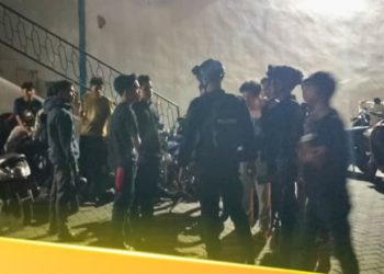 Patroli Blue Light Brimob Sumut, Respons Cepat Laporan Warga dan Cegah Balap Liar di Kota Medan