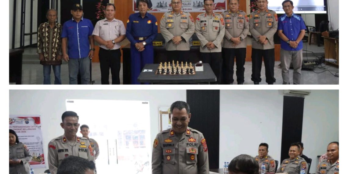 Meriahkan HUT Bhayangkara ke-80, Polres Sibolga Gelar Turnamen Catur Antar-Satkamling
