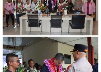 Bunga untuk Keadilan : Hinca Panjaitan Ajak Polres Karo Tebarkan Keharuman Pelayanan