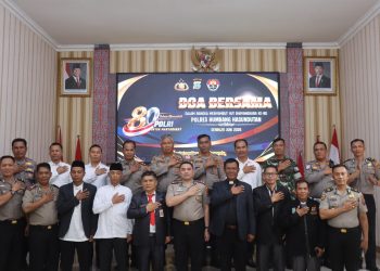 Polres Humbahas Gelar Doa Bersama Lintas Agama Sambut HUT Bhayangkara ke-80