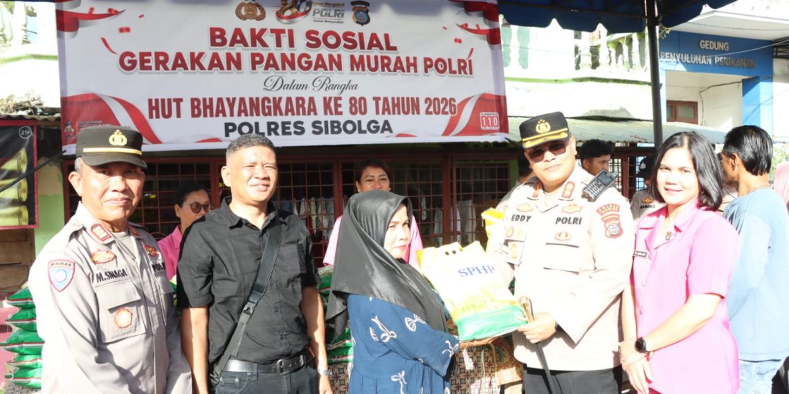Polres Sibolga Gelar Gerakan Pangan Murah, Bantu Masyarakat Akses Bahan Pokok dengan Harga Terjangkau