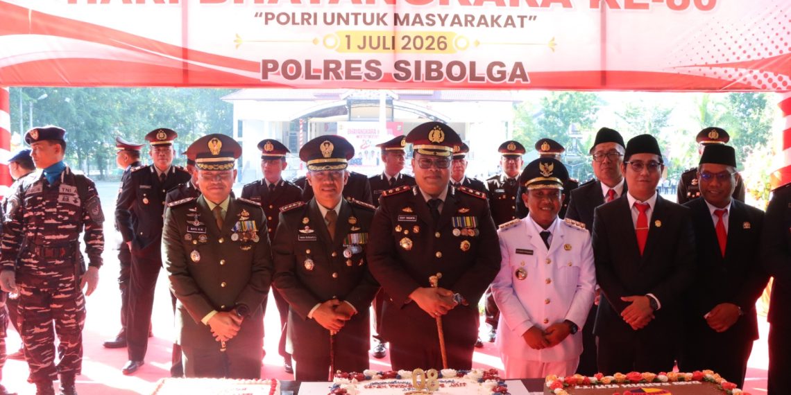 Polres Sibolga Gelar Upacara dan Syukuran Hari Bhayangkara ke-80, Perkuat Sinergi untuk Masyarakat