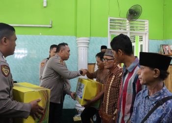 Hari Bhayangkara ke-80, Polres Binjai Berikan Tali Asih kepada Anak Yatim dan warga kurang mampu.
