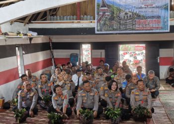 Wakapolres Humbahas Hadiri Acara Puncak Festival Wisata Edukasi Leluhur Batak Rumahela Dan Doa Bersama.