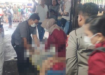 Melalui Laporan CC 110, Polsek Siantar Barat Cek TKP Temuan Mayat di Pasar Horas
