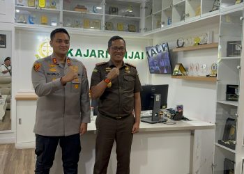 PERKUAT SINERGITAS KAPOLRES BINJAI YANG BARU GELAR KUNJUNGAN SILATURAHMI KE KEJAKSAAN NEGERI BINJAI