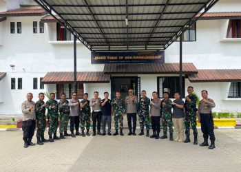 TNI – Polri Solid Polres Pakpak BharatLakukan Silaturahmi Ke Batalyon TP 906 / Sanalenggam Dan Kejari Dairi.