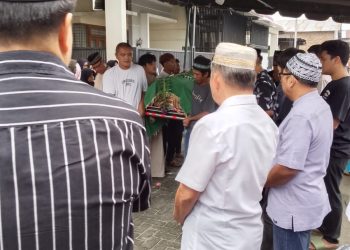 Leting IKABHAMAS 1995 – 1996 Polda Sumut Berpulang Ke Rahmatullah Rekan Seprofesi Tunjukkan Kepedulian.