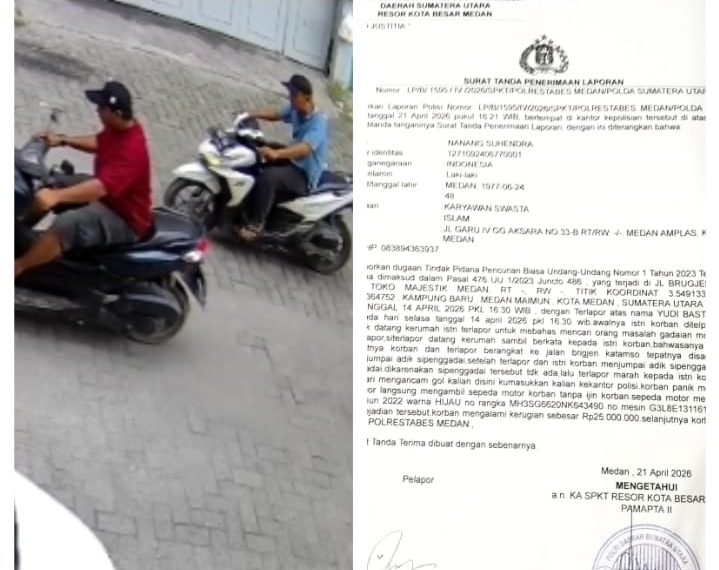 Motor NMax Milik Nanang Dibawa Kabur di Jalan Katamso Medan , Polisi Buru Yudi Bastian, Kanit Resmob : Diberikan Tindakan Tegas