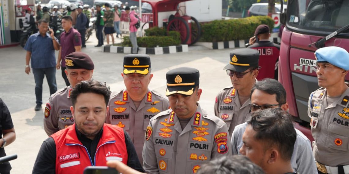 Polda Sumut dan Polrestabes Medan Kawal Distribusi BBM, Pastikan Pasokan dan Pelayanan di SPBU Berjalan Lancar