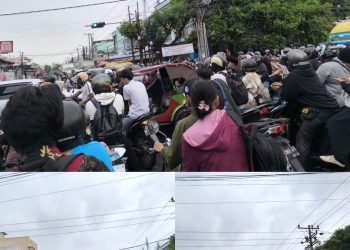 Macet Parah Setiap Sore, Lampu Merah Bhayangkara – Meteorologi Raya Minim Pengaturan Lalin