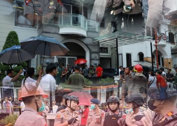 Brimob Polda Sumut Turunkan Tim Jibom, KBR, dan SAR Tangani Ledakan Rumah di Grand Polonia Medan
