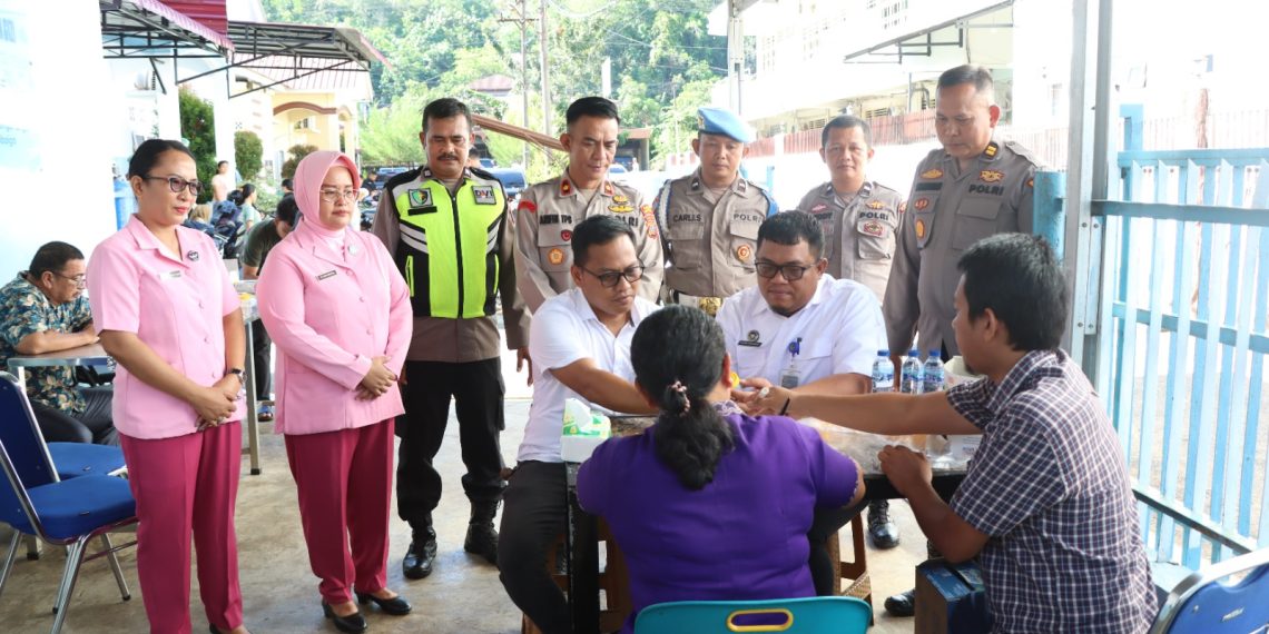 Polres Sibolga Gelar Tes Urine Berkala bagi Kepala SPPG, Pengawas, dan Relawan, Seluruh Hasil Negatif