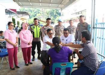 Polres Sibolga Gelar Tes Urine Berkala bagi Kepala SPPG, Pengawas, dan Relawan, Seluruh Hasil Negatif