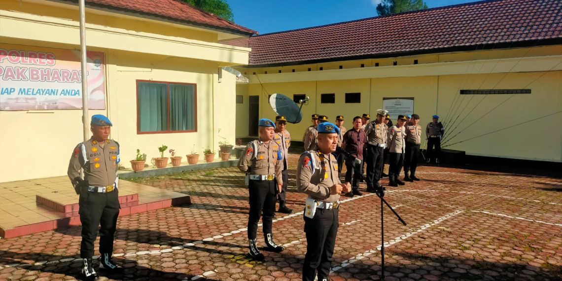 Tingkatkan Kedisplinan Di Wilayah Bidang Propam Polda Sumut Kunjungi Polres Pakpak Bharat.