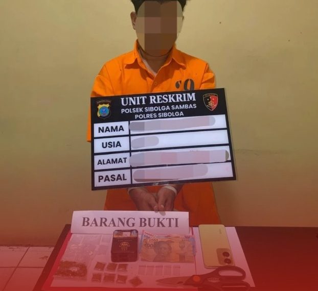 Polsek Sibolga Sambas Ungkap Dugaan Peredaran Ganja, Seorang Pria Diamankan