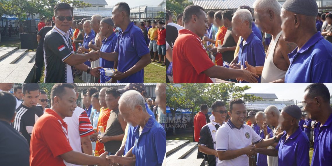 Tingkatkan Pelayanan Prima, Lapas Narkotika Langkat Bagikan Perlengkapan Harian WBP dan Nutrisi Lansia