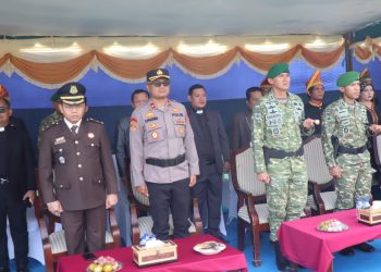 TNI – Polri Solid Rangkaian Hari Jadi Pemkab Pakpak Bharat Ke – 23 Dan Pesta Budaya Oang Oang Berjalan Dengan Aman Dan Kondusif.