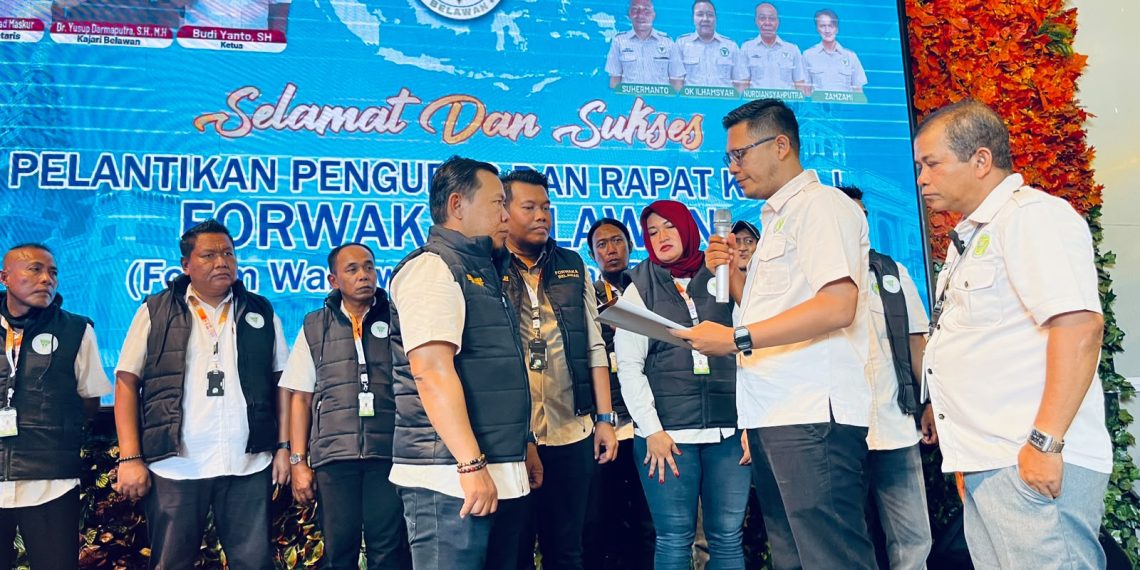 Forwaka Sumut Resmi Lantik Pengurus Forwaka Belawan, Dorong Profesionalisme dan Independensi Wartawan