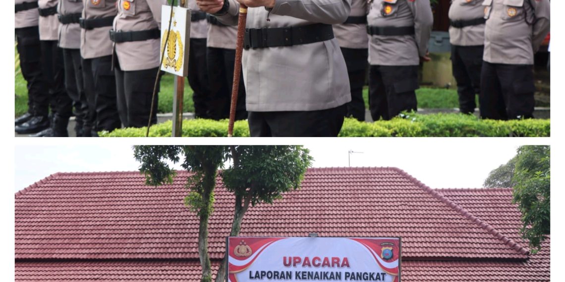 Kapolres Binjai Lantik 54 Personilnya Yang Naik pangkat TMT 1 Juli 2026