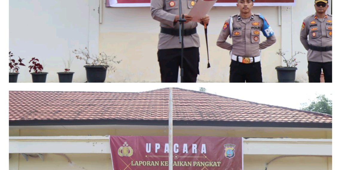 12 Personel Polres Pakpak Bharat Naik Pangkat Setingkat : Tingkatkan Profesionalisme Dalam Melaksanakan Tugas.