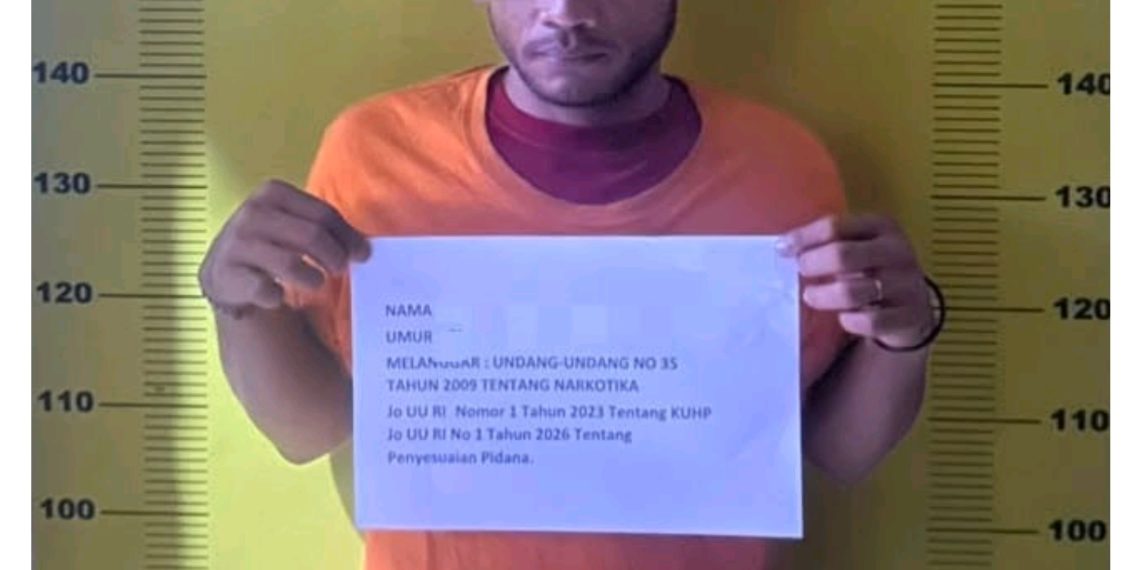 Polres Labuhanbatu Selatan Berhasil Ungkap Kasus Peredaran Narkotika, Seorang Pria Diamankan dengan Barang Bukti Sabu 8,20 Gram