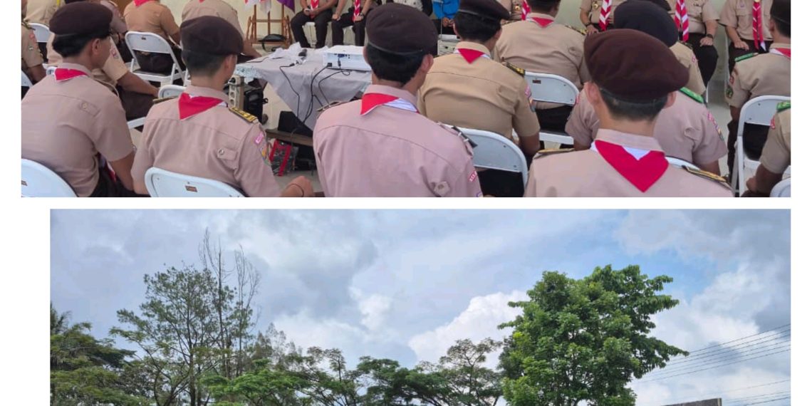 Tim Cegah Satgaswil Sumut Densus 88 AT Polri Jadi Narsum Pada Kegiatan Daerah Gerakan Pramuka Sumut.