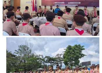 Tim Cegah Satgaswil Sumut Densus 88 AT Polri Jadi Narsum Pada Kegiatan Daerah Gerakan Pramuka Sumut.