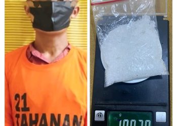 Gunakan Tehnik Under Cover, Seorang Pria Ditangkap Satresnarkoba Polres Binjai Beserta Barang Buktinya