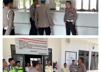 Kedepankan Pelayanan Yang Humanis Dan Bebas Pungli Kasat Lantas Polres Pakpak Bharat Cek Kantor Samsat Salak.
