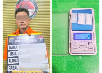 Tim Opsnal Satresnarkoba Polres Sibolga Ungkap Kasus Peredaran Sabu, Satu Terduga Pengedar Diamankan