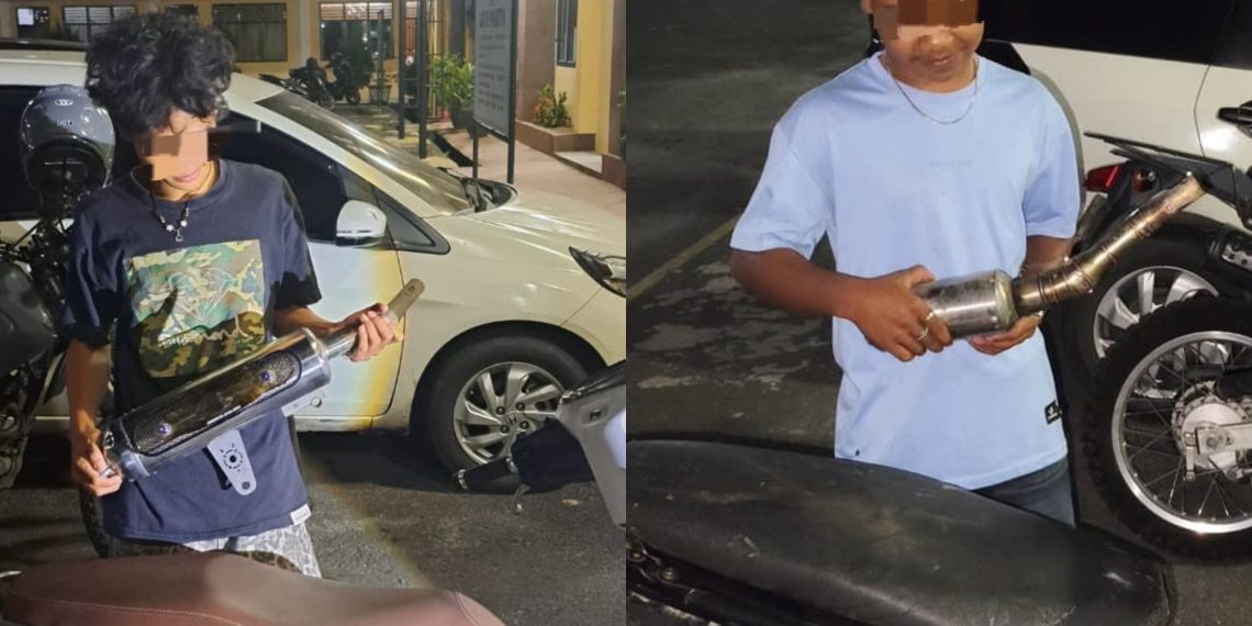 Patroli Hingga Subuh,Polres Pematangsiantar Amankan  Enam Sepedamotor Knalpot Brong
