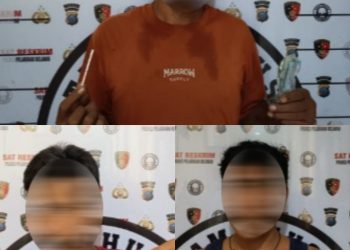 Tim URC Sat Reskrim Polres Pelabuhan Belawan Amankan Tiga Pelaku Premanisme dan Pungli, Hasil Tes Urine Positif Narkotika