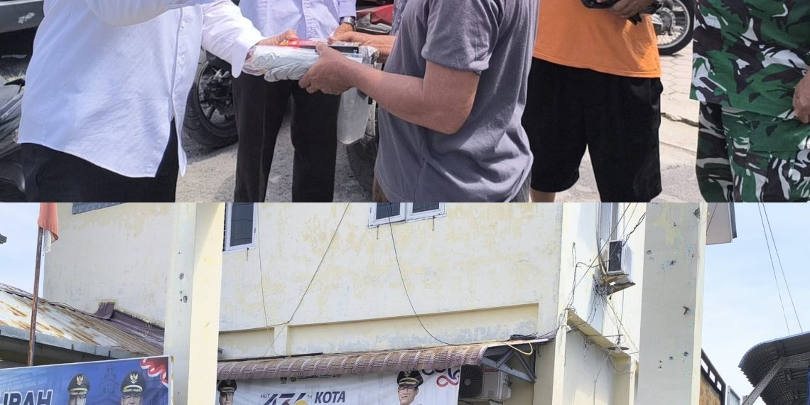 Pokdar Kamtibmas Bhayangkara Polrestabes Medan Salurkan Bantuan untuk Poskamling di Medan Denai